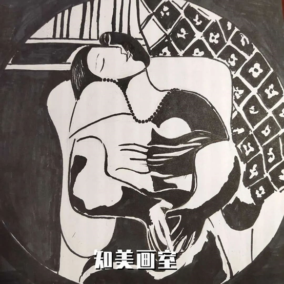 知美画室艺术启蒙课-黑白画的构成与欣赏